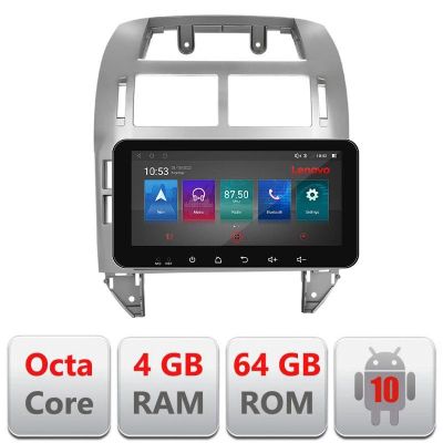 Navigatie VW Polo 2004-2011 Android radio gps internet Octa Core 4+64 LTE ecran de 10.33' wide Kit-polo+EDT-E511-PRO