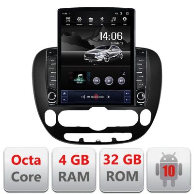 Navigatie Kia Soul 2014-2019 Android radio gps internet Octa Core 4+64 LTE Kit-soul-2014+EDT-E709