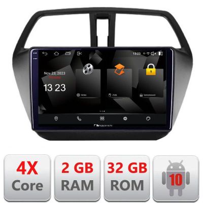 Navigatie Suzuki S-Cross Quad Core 5230-337 Android Ecran 720P Quad Core 2+32 carplay android auto