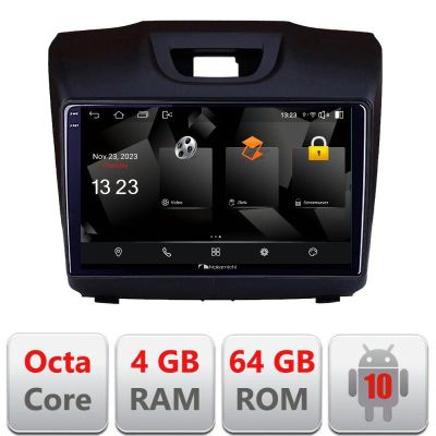 Navigatie Isuzu D-Max Quad Core 5510-2234 Android Octa Core 720p 4+64 DSP 360 camera carplay android auto