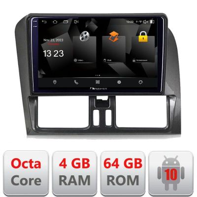 Navigatie dedicata Nakamichi Volvo XC60 2014-2018 sistem Sensus Connect 5510-272-14  Android Octa Core 720p 4+64 DSP 360 camera carplay android auto