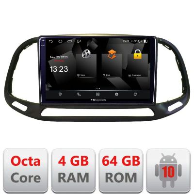 Navigatie Fiat Doblo 2015-2018 5510-DOBLO15 Android Octa Core 720p 4+64 DSP 360 camera carplay android auto