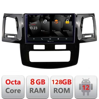 Navigatie Toyota Hilux 2008-2014 5960Pro-143 Android Octa Core Qualcomm 2K Qled 8+128 DTS DSP 360 4G Optical