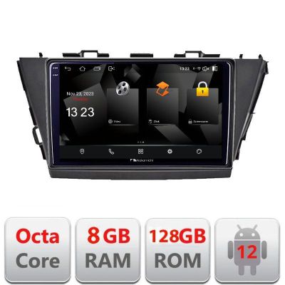 Navigatie Toyota Prius 5 Plus 2012-2020 Android Octa Core Qualcomm 2K Qled 8+128 DTS DSP 360 4G Optical