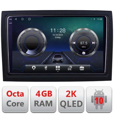 Navigatie Fiat ducato 2006- C-ducato Android Octa Core Ecran 2K QLED GPS 4G 4+32GB 360 KIT-ducato+EDT-E409-2K v2