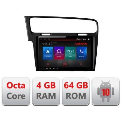 Navigatie VW Golf 7 E-491 Octa Core cu Android Radio Bluetooth Internet GPS WIFI DSP 4+64GB 4G