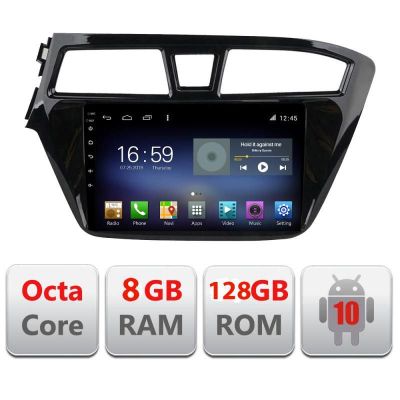 Navigatie HHyundai I20 2015-2018 F-517 Octa Core cu Android Radio Bluetooth Internet GPS WIFI DSP 8+128GB 4G