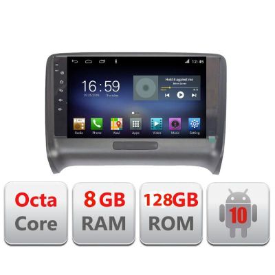 Navigatie Audi TT 2004-2011 F-078 Octa Core cu Android Radio Bluetooth Internet GPS WIFI DSP 8+128GB 4G