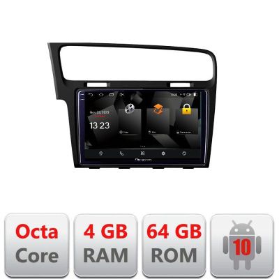 Navigatie VW Golf 7 5510-491 Android Octa Core 720p 4+64 DSP 360 camera carplay android auto