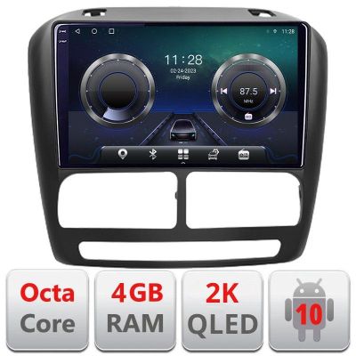 Navigatie Fiat Doblo 2010-2017 si Opel Combo 2010-2017 Android Octa Core Ecran 2K QLED GPS 4G 4+32GB 360 KIT-DOBLO10+EDT-E409-2K v1