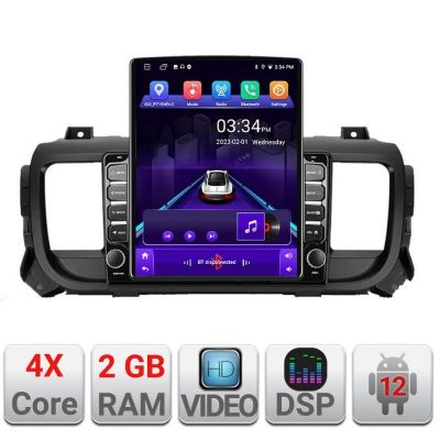 Navigatie Citroen Jumpy Toyota Proace Peugeot Traveller K-jumpy16 ecran tip TESLA 9.7" cu Android Radio Bluetooth Inte v1