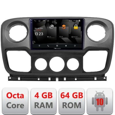 Navigatie Opel Movano, Renault Master 2010-2021 Android Octa Core 720p 4+64 DSP 360 camera carplay android auto v1