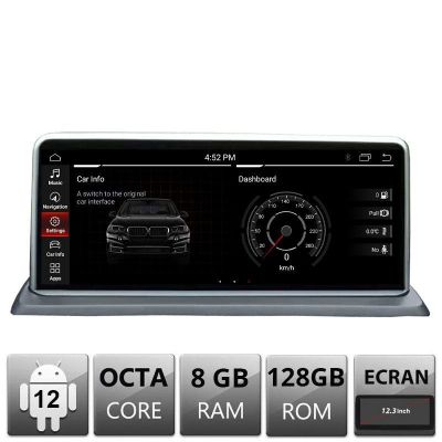 Navigatie dedicata Edotec BMW Seria I3 masini cu NBT Android ecran 12.3"8+128 4G BT