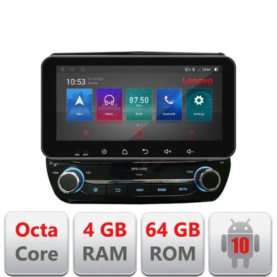 Navigatie dedicata Lenovo Ford Fiesta 2020-  Android radio gps internet Octa Core 4+64 LTE ecran de 10.33' wide Kit-fiesta-2020+EDT-E511-pro