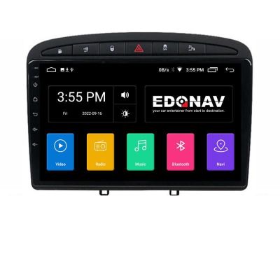 Navigatie Peugeot 308 Quad Core A-038  2+32 GB Android Waze USB Navigatie Internet Youtube Radio