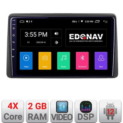 Navigatie Dacia Duster 2023- Android radio gps internet 2+32 KIT-duster2023+EDT-E209