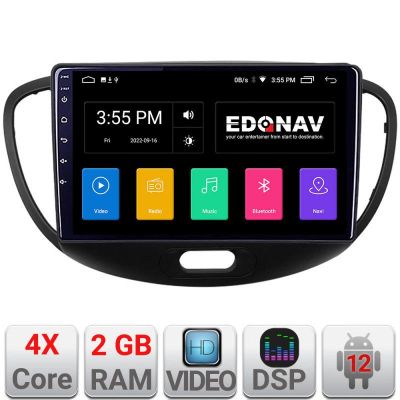 Navigatie HHyundai I10 2007-2013 Android radio gps internet 2+32 KIT-i10-2007+EDT-E209