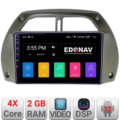 Navigatie Toyota Rav 4 2000-2004 Android radio gps internet 2+32 kit-rav4-old+EDT-E209