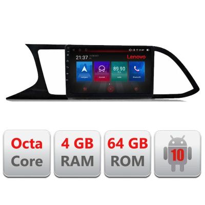 Navigatie Seat Leon MIB E-306 Octa Core cu Android Radio Bluetooth Internet GPS WIFI DSP 4+64GB 4G