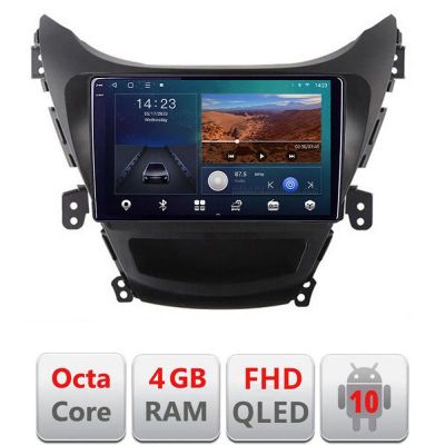 Navigatie HHyundai Elantra 2011-2013 B-092 Android Ecran QLED octa core 4+64 carplay android auto KIT-092+EDT-E309V3