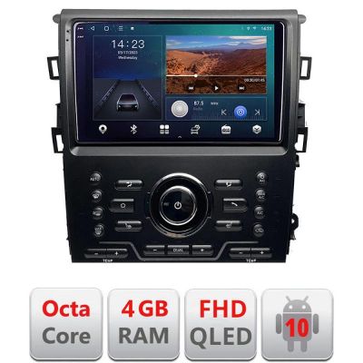 Navigatie Mondeo MK5 SYNC2 si SYNC 3 2015-2022 Android Ecran QLED octa core 4+64 carplay android auto KIT-377-sync+EDT-E309V3