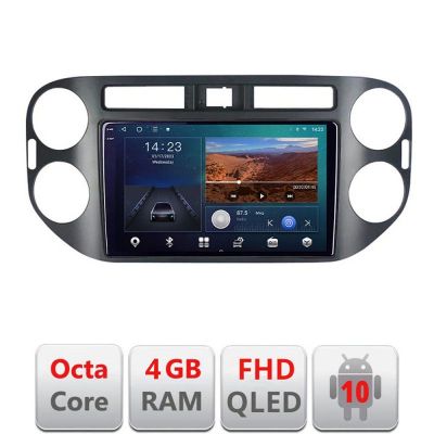 Navigatie VW TIGUAN- 2006-2016 B-489 Android Ecran QLED octa core 4+64 carplay android auto KIT-489+EDT-E309V3