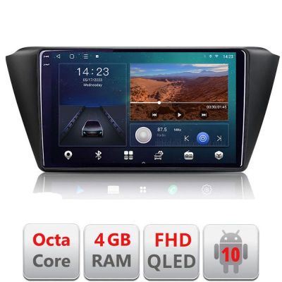 Navigatie Skoda Fabia 2015- B-541 Android Ecran QLED octa core 4+64 carplay android auto KIT-541+EDT-E309V3