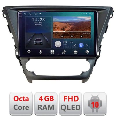 Navigatie Toyota Avensis 2015-2019 Android Ecran QLED octa core 4+64 carplay android auto KIT-avensis-15+EDT-E309V3