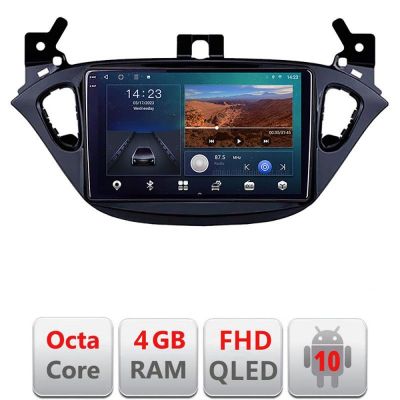 Navigatie Opel Corsa 2013-2016 B-corsa Android Ecran QLED octa core 4+64 carplay android auto kit-corsa+EDT-E309V3