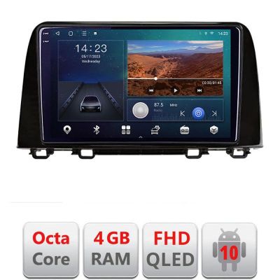 Navigatie Honda CRV 2016-2022 B-CRV19 Android Ecran QLED octa core 4+64 carplay android auto KIT-crv19+EDT-E309V3