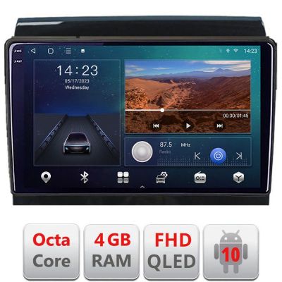 Navigatie Fiat Ducato Citroen Jumper Peugeot Expert 2006-2018 variante radio cd sau navigatie de fabrica Android Ecran QLED octa core 4+64 carplay android auto KIT-ducato-high+EDT-E309V3