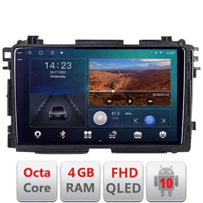 Navigatie Honda HR-V 2013-2018 Android Ecran QLED octa core 4+64 carplay android auto KIT-hr-v+EDT-E309V3