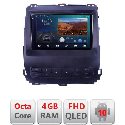 Navigatie Toyota Prado J120 2002-2009 B- j120 Android Ecran QLED octa core 4+64 carplay android auto kit-j120+EDT-E309V3