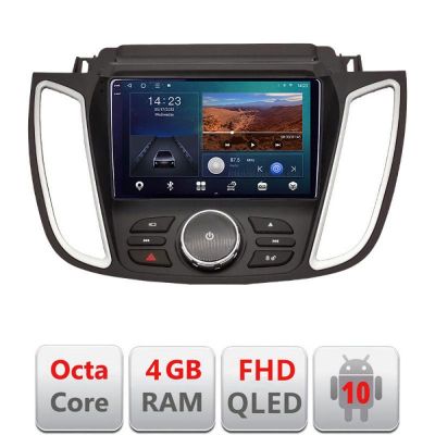 Navigatie Ford Kuga 2015-2020 SYNC2 si SYNC3 Android Ecran QLED octa core 4+64 carplay android auto KIT-kuga+EDT-E309V3