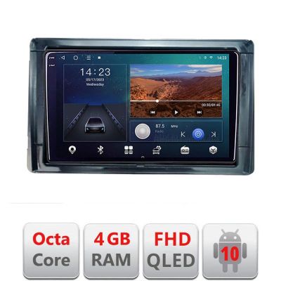 Navigatie Toyota 2DIN B-TY2DIN Android Ecran QLED octa core 4+64 carplay android auto KIT-TY2DIN+EDT-E309V3