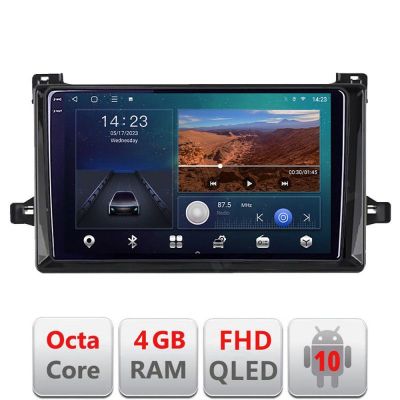 Navigatie Toyota Prius dupa 2015 B-TY50 Android Ecran QLED octa core 4+64 carplay android auto KIT-TY50+EDT-E309V3