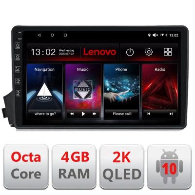 Navigatie Ssangyong Kyron Actyon L-158, Octacore, 4Gb RAM, 64Gb Hdd, 4G, QLED 2K, DSP, Carplay, Bluetooth