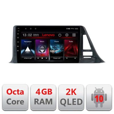 Navigatie Toyota CH-R LOW L-CH-R-A, Octacore, 4Gb RAM, 64Gb Hdd, 4G, QLED 2K, DSP, Carplay, Bluetooth