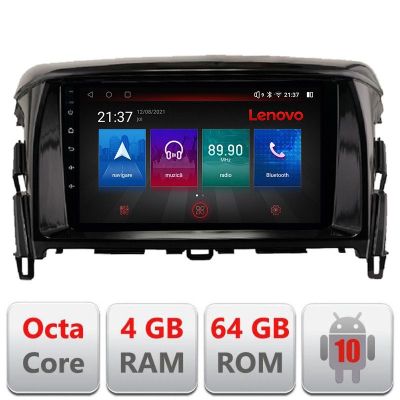 Navigatie Mitsubishi Eclipse Cross 2017- Android radio gps internet Octa Core 4+64 LTE Kit-cross-eu+EDT-E509-PRO