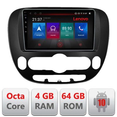 Navigatie Kia Soul 2014-2019 Android radio gps internet Octa Core 4+64 LTE Kit-soul-2014+EDT-E509-PRO