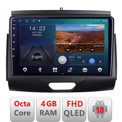 Navigatie Ford Ranger 2015- cu cd Android radio gps internet quad core 4+64 carplay android auto Kit-574-2020+EDT-E309v3