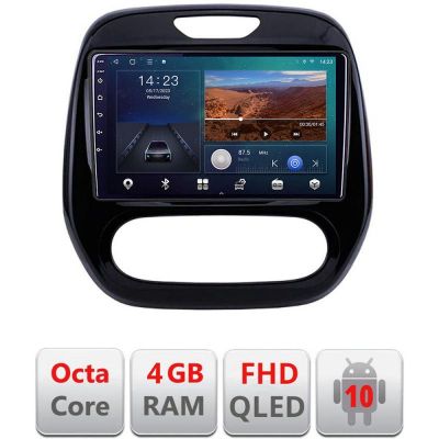 Navigatie Renault Captur 2013-2020 Android radio gps internet quad core 4+64 carplay android auto KIT-captur-v2+EDT-E309v3