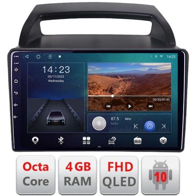 Navigatie Kia Carnival 2006-2014 Android radio gps internet quad core 4+64 carplay android auto KIT-carnival2006+EDT-E309v3