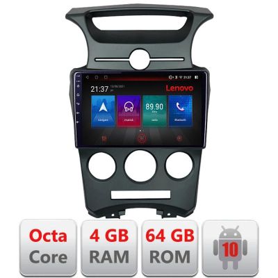 Navigatie Kia Carens 2006-2012 clima automata Android radio gps internet Octa Core 4+64 LTE KIT-carens-2006+EDT-E509-PRO