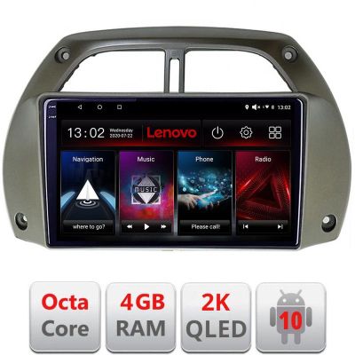 Navigatie Toyota Rav 4 2000-2004 , Octacore Qualcomm, 4Gb RAM, 64Gb Hdd, 4G, Qled 2K, DSP, Carplay, Bluetooth