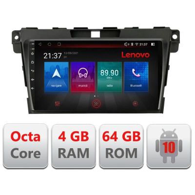 Navigatie Mazda CX-7 2009 E-097 Octa Core cu Android Radio Bluetooth Internet GPS WIFI DSP 4+64GB 4G