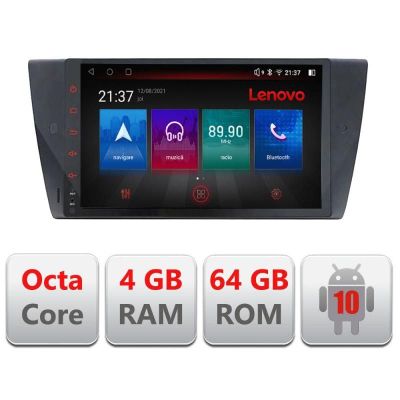 Navigatie BMW Seria 3 E90 E-095 Octa Core cu Android Radio Bluetooth Internet GPS WIFI DSP 4+64GB 4G