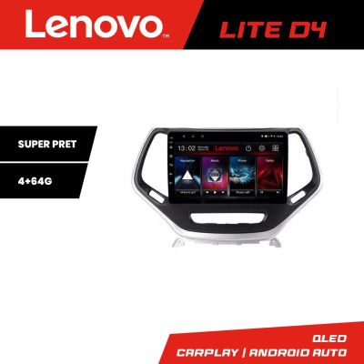 Navigatie Jeep Cherokee 2014-2019 Lenovo Kit-248 4+64 GB Android Waze USB Navigatie Internet Youtube Radio