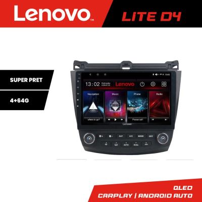 Navigatie Honda Accord 2004-2008 Lenovo Kit-ACCORD cu Android Radio Bluetooth Internet 4+64