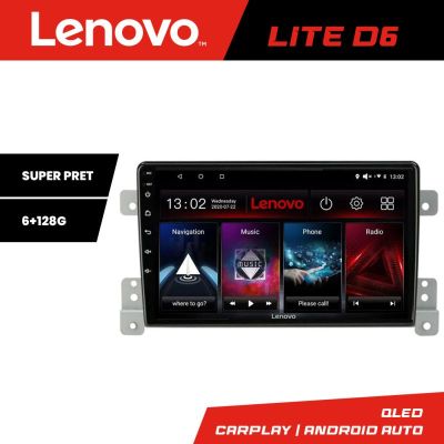 Navigatie Suzuki Grand Vitara Old Quad Core Lenovo Kit-053 8 core 6+128 GB Android Waze USB Navigatie Internet Youtube Radio